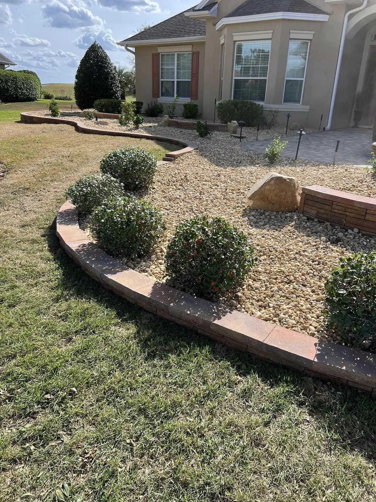 Landscape Design & Install by Land & Stone in Belleview, FL