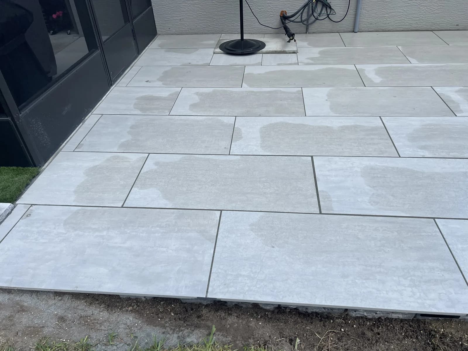 Large-format paver patio: patios work by Land & Stone in Belleview, FL